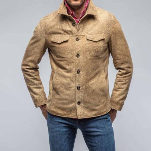 Camisa informal envejecida de moda para hombre ajustada solapa cárdigan top poliéster - Imagen 7 de 8