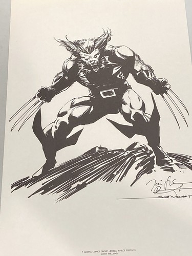Wolverine  illustration art print by Jim Lee, Whilce Portacio, Scott Williams 