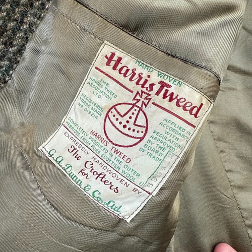 Abrigo Deportivo De Colección Harris Tweed Dunn & Co Blazer Chaqueta Para Hombres 42 Hazel Tres Botones - Imagen 8 de 19