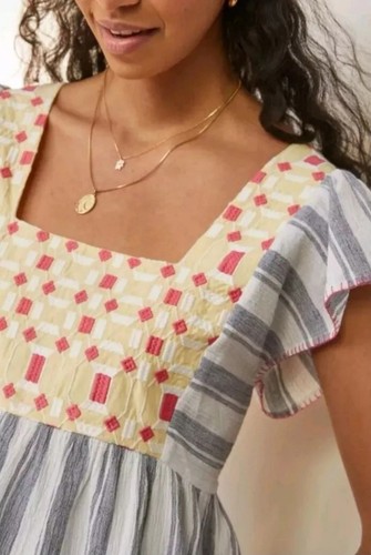 Anthropologie “Forever That Girl” Basel Ladies Embroidered Top Women 6 EUC - Picture 3 of 15