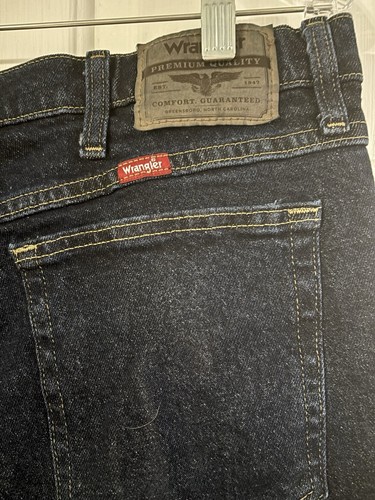 Wrangler Regular Fit Flex Blue Jeans Mens 36x30 Five Star Brand New - Picture 5 of 7