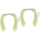 2 Count Heated Toilet Seats Thermal Pad Bathroom Cushions Warm Cover