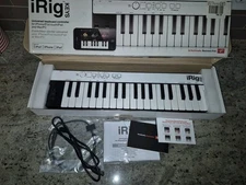 iRig Keys 37-Key USB MIDI Keyboard Controller for iPhone iPad Mac PC w/ Box &...