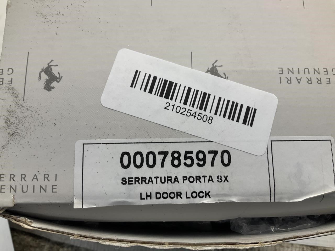 15-19 Ferrari 488 Left Driver Door Lock Latch Actuator Q