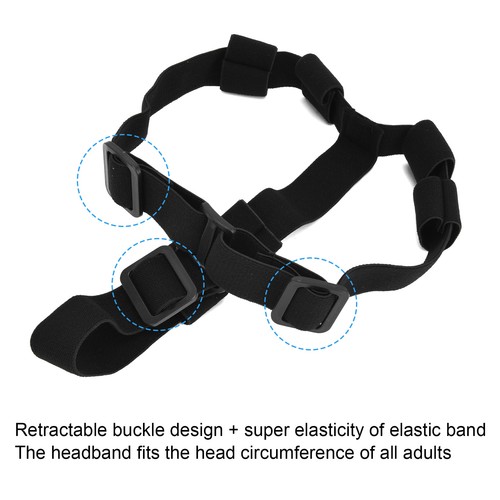 DIY Headlamp Replacement Strap Fits Flashlights 18-33mm Diameter - Picture 3 of 18