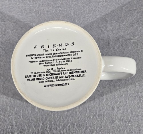 Friends The TV series 20 oz Ceramic White Mug, Microwave/Dishwasher Safe - Picture 5 of 5