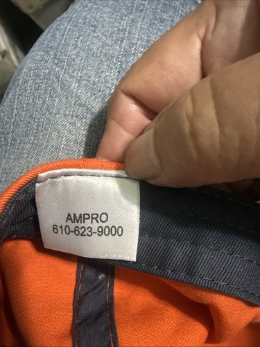 Philadelphia Flyers verstellbare Mütze Kappe Herren Damen NHL Ampro orange Farm Credit. - Bild 4 von 5