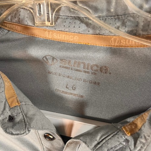 Sunice Men's Golf Polo - Size Large - Grey - Picture 3 of 10