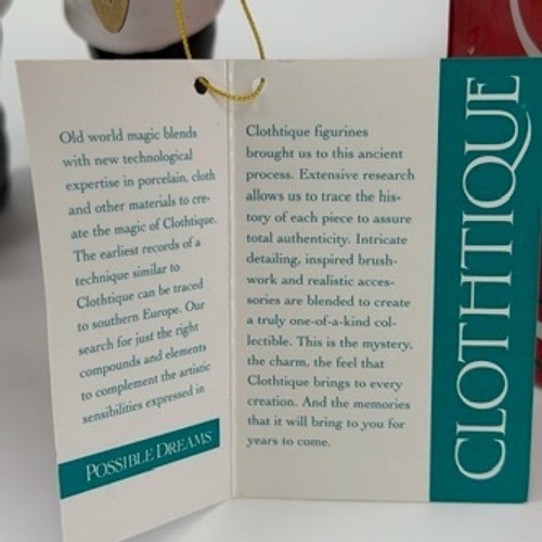 Three Little Kittens Possible Dreams Clothique Weihnachtsmann Figur - Bild 4 von 14