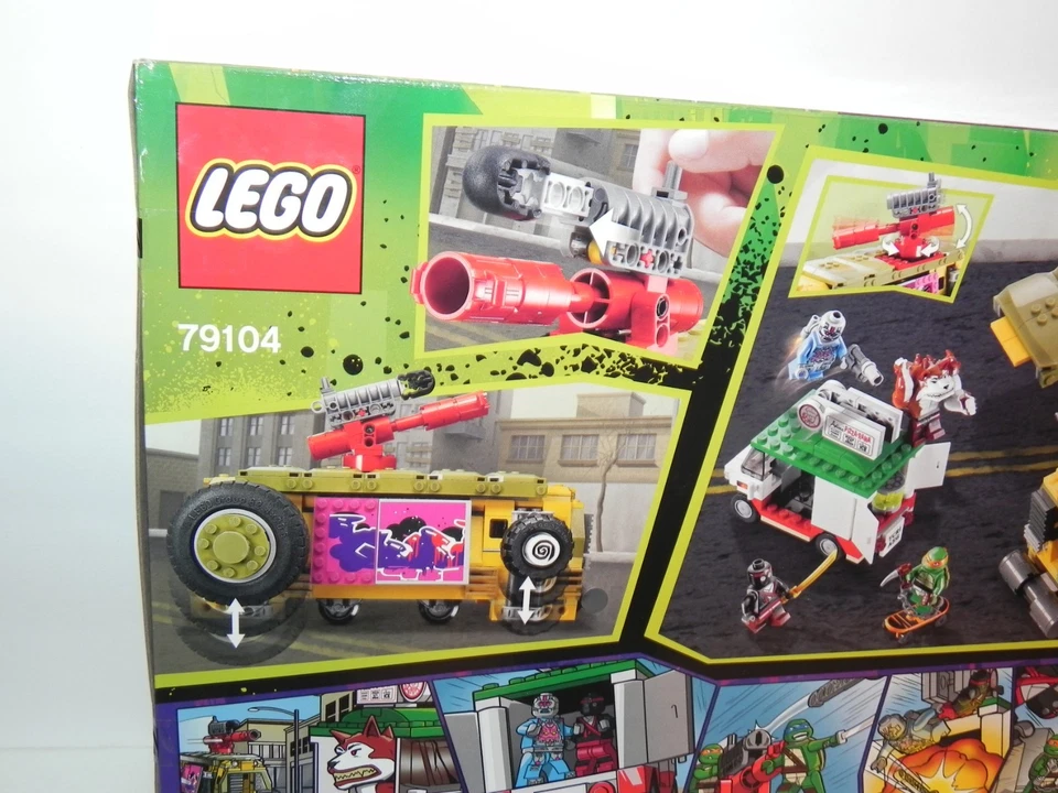 LEGO TMNT 79104 ~ The Shellraiser Street Chase 620pcs. NEW Sealed Box - Image 4 of 4
