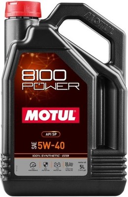 Motul 8100 POWER 5W-40 5L Full Synthetic Ester Motor Oil API SP (111809)