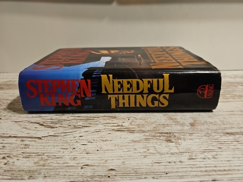Needful Things Stephen King Hardcover Horror First Edition First Print - Picture 3 of 7