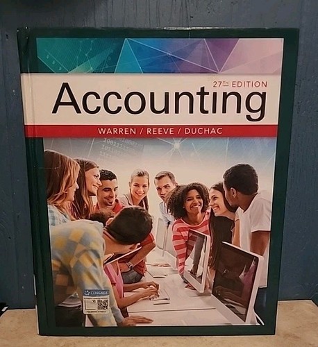 Accounting - Hardcover By Warren, Carl S. - 27 th Edition 