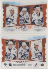 2009 Upper Deck Clear Cut Trios /25 Vincent Lecavalier Martin St Louis #CT9 HOF