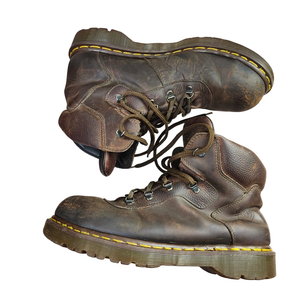 Botas de Trabajo Dr Martens 7753 Cuero Marrón Puntera de Acero Hechas en Inglaterra Para Hombre 11 Foto 2 de 4