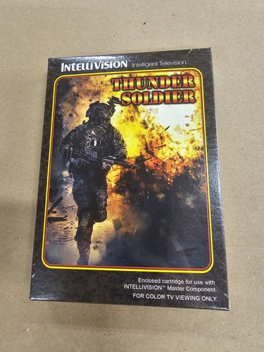 Shrinkwrapped New Intellivision Homebrew Game (THUNDER SOLDIER) Oscar Gutierrez - Picture 1 of 4