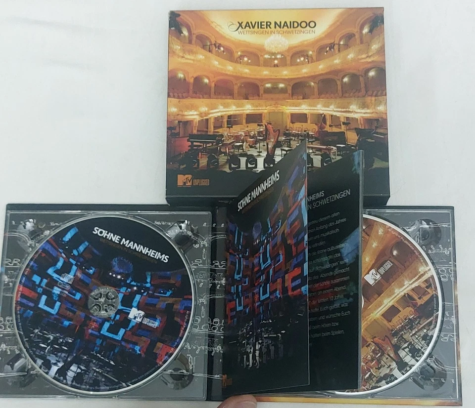 Söhne Mannheims Xavier Naidoo Wettsingen In Schwetzingen MTV Unplugged 2CD Neuw. - Bild 2 von 4