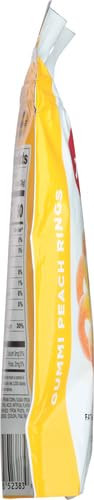 Albanese Gummi Peach Rings 8 Ounce Allergen Free Fruit Flavored Candy Pack - Picture 11 of 13