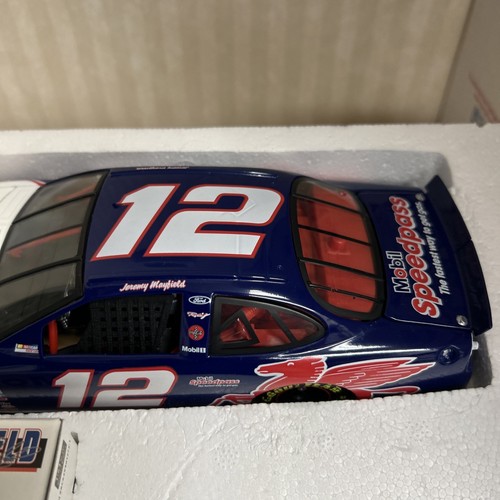 1999 Revell NASCAR #12 Jeremy Mayfield Mobil 1 Ford Taurus Diecast 1:24. - Picture 6 of 6