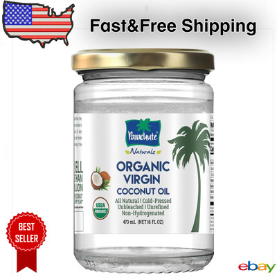 Aceite De Coco Organico Extra Virgen Para Cabello Piel Comestible Natural Virgin