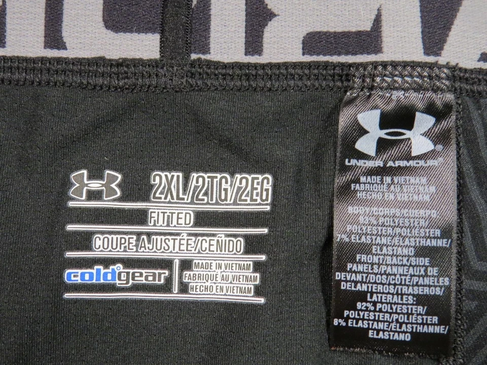 Under Armour ColdGear Compression Pants 2XL Fitted Athletic Gym Tights Mens - Image 4 of 4