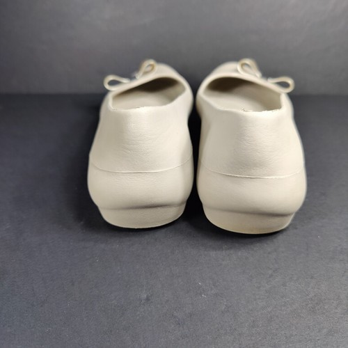 Crocs Gianna Round Toe Slip On Light Gray Silver Waterproof Ballet Women's 10 - Picture 6 of 9