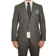 Men Suitsupply Blazer Lazio Single Breastd Wool Silk Linen 25 EU50S UK/US40S