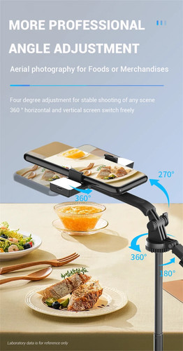 Selfie Stick Tripod Bluetooth Remote Portable Android iPhone With Holder 360° - Bild 8 von 10
