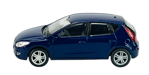 WELLY HYUNDAI i30 BLUE 1:34 DIE CAST METAL MODEL NEW IN BOX 43610 - Picture 4 of 6