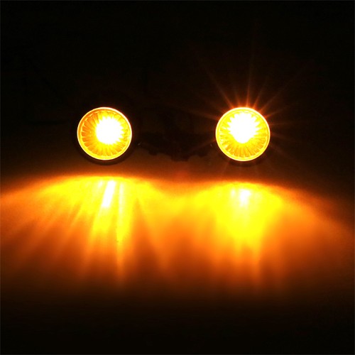 2X Universal Bullet Motorcycle Turn Signal Indicators for Bobber Cafe Chopper - Picture 6 of 12