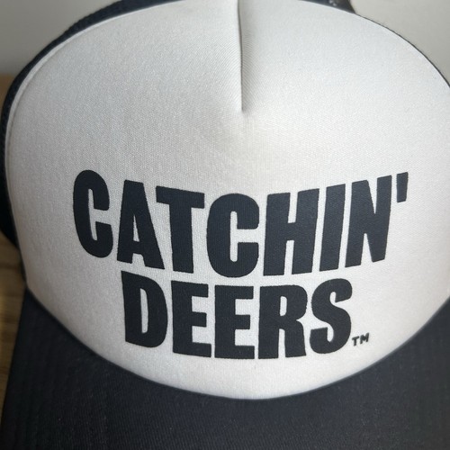 NEU Catchin' Deers Giddy-Up Foam Trucker Mesh Cap Mütze schwarz Jagd schwarz/w Original - Bild 2 von 10