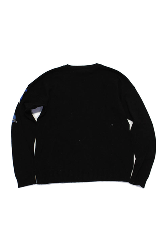 Autumn Cashmere Kids Girls Cashmere Graphic Pullover Sweater Black Size 16 - Picture 2 of 3