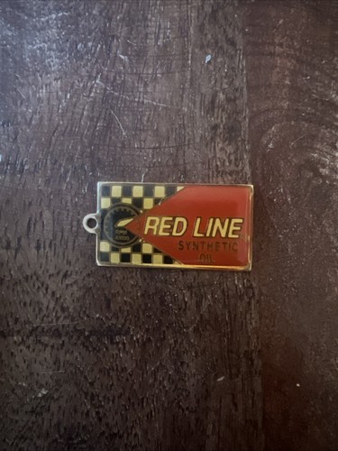 Red Line Öl Schlüsselanhänger Anhänger 🔥🔥🔥 Vintage - Bild 1 von 2