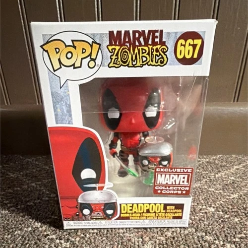 Funko Pop! Vinyl: Marvel Zombies - Deadpool With Headpool #667 Exclusive