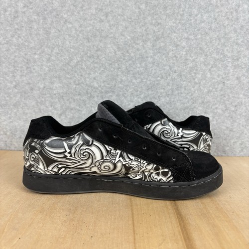 Vintage Y2K Chunky Skateschuhe Zoo York schwarz weiß Gr. 7 Skater Grunge 2000er - Bild 6 von 8