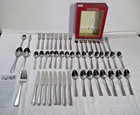 Oneida MERCER Serving For 8 Plus Serving Utensils 53 Pieces