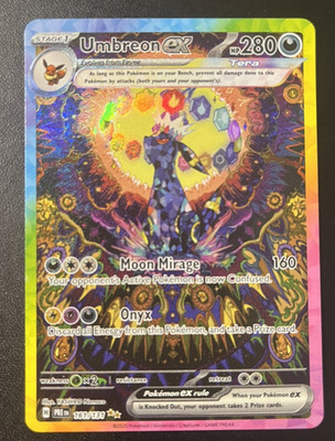 Pokémon TCG Umbreon EX 161/131 Prismatic Evolutions NM
