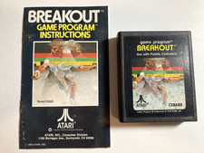 Breakout cart for Atari 2600 With Manual Tested Combined Ship