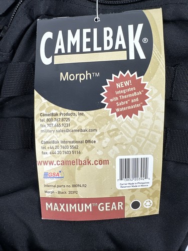 Camelbak Maximum Gear MORPH integriert mit anderen Camelbak Systemen ohne Blase Neu mit Etikett - Bild 5 von 11