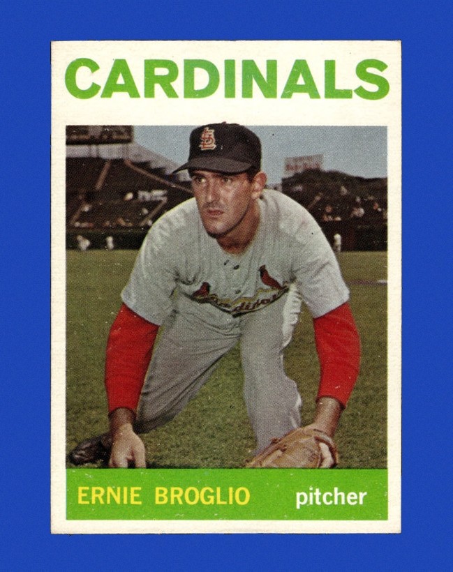 1964 Topps Set-Break # 59 Ernie Broglio EX-EXMINT *GMCARDS*