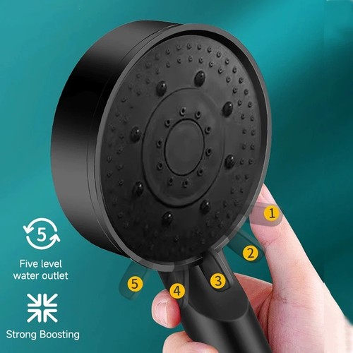 5 Modes Shower Head Multifunction Adjustable Water Nozzle Massage Bathroom Gift - Picture 5 of 24