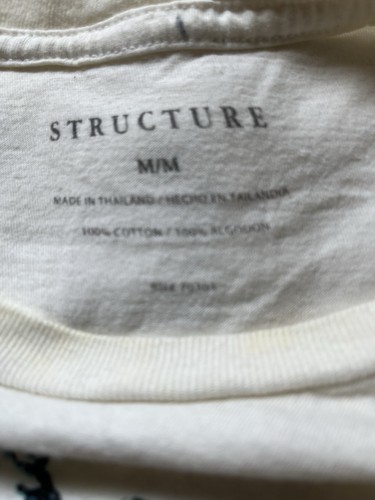 Structure Men’s T-Shirt Polish Eagle Coat Of Arms Size M - Picture 6 of 6