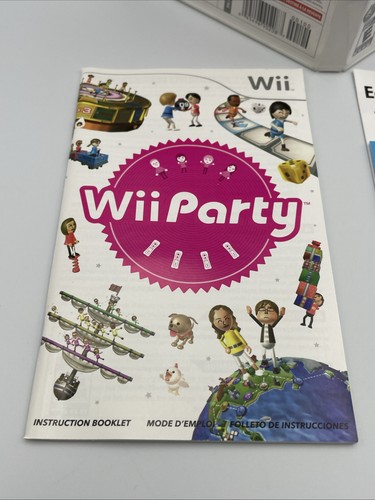 Wii Party Nintendo Not for Resale Version CIB mit Handbuch + Beilagen RAR - Bild 6 von 9