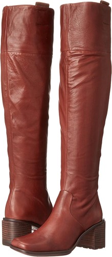 Franco Sarto Women's Brown Leather L-Forla Knee High Boots NW/OB 7M