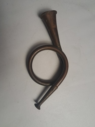 Vintage Brass French Horn Fox Hound Hunting Decor Wall Hang - 第 10/10 張圖片