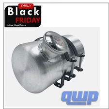 6'' x 10" 1 Gallon Gas Tank 1/4'' NPT Aluminum Spun Fuel Tank fit Motor /Boat