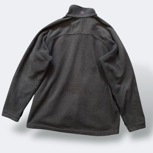 Vintage 00s Berghaus Full Zip Fleece Jacket Size XXL Grey Retro Hiking Outdoors - Picture 4 of 8