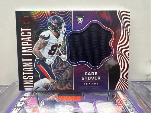2024 Panini Illusions - Instant Impact Cade Stover #II-CSR Purple /199 (MEM, RC)