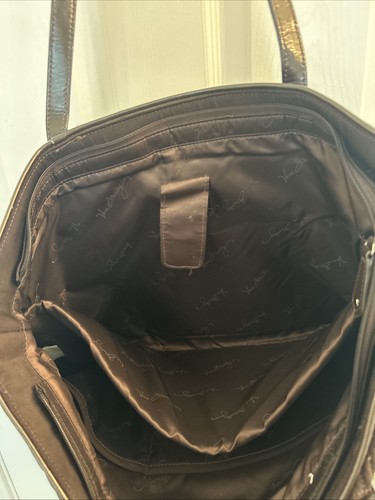 Vera Bradley Tasche mit Besatz XL klassisch schwarz mit Kunstlederbesatz - Bild 6 von 7