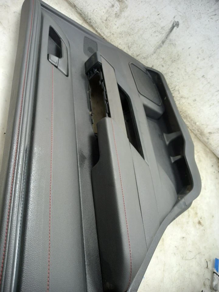 23 TOYOTA SEQUOIA TRD PRO REAR DRIVER LEFT DOOR PANEL BLACK RED-EB21 LEATHER Foto 2 de 4